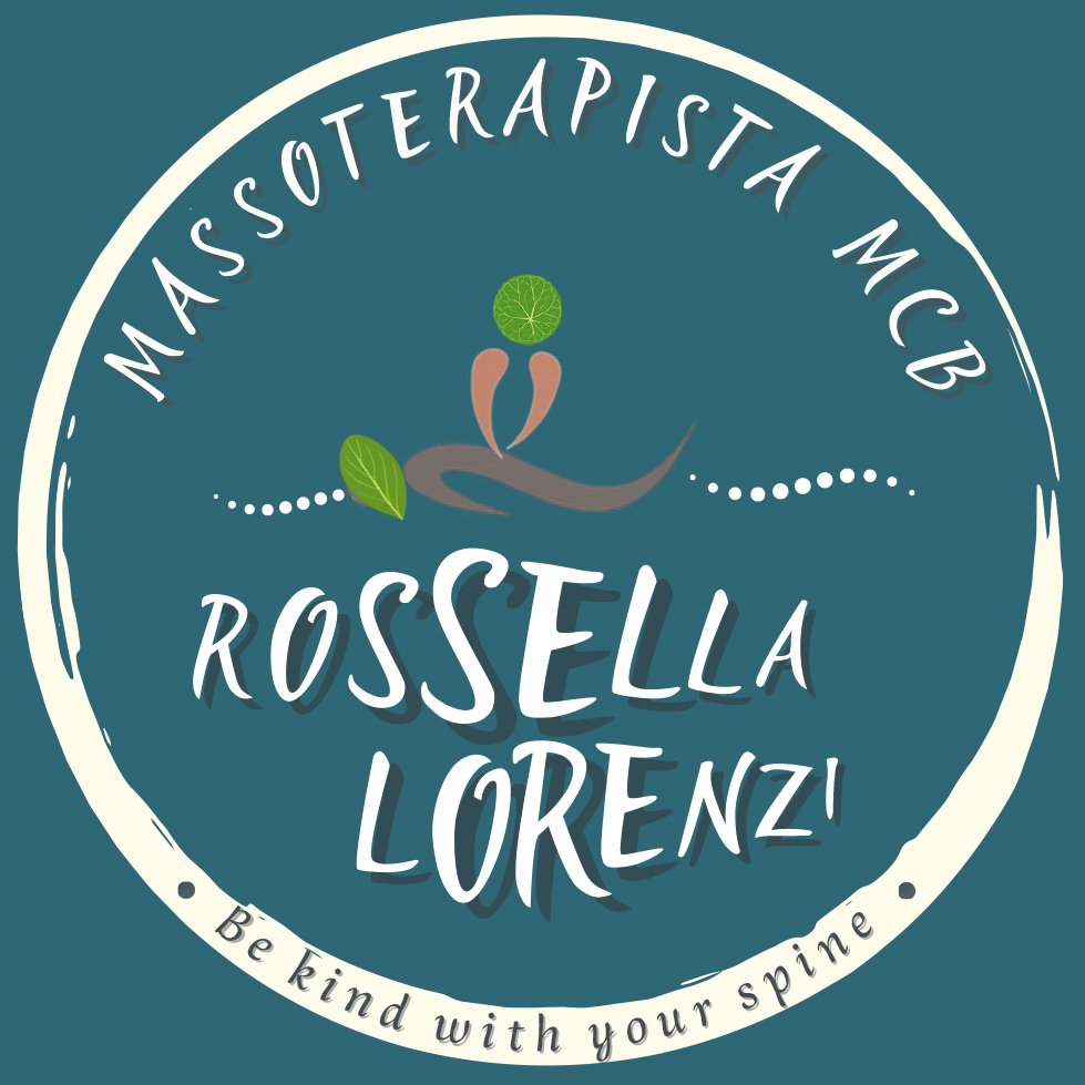 Logo massoterapia rossella lorenzi MCB massaggi personalizzati massoterapista mcb